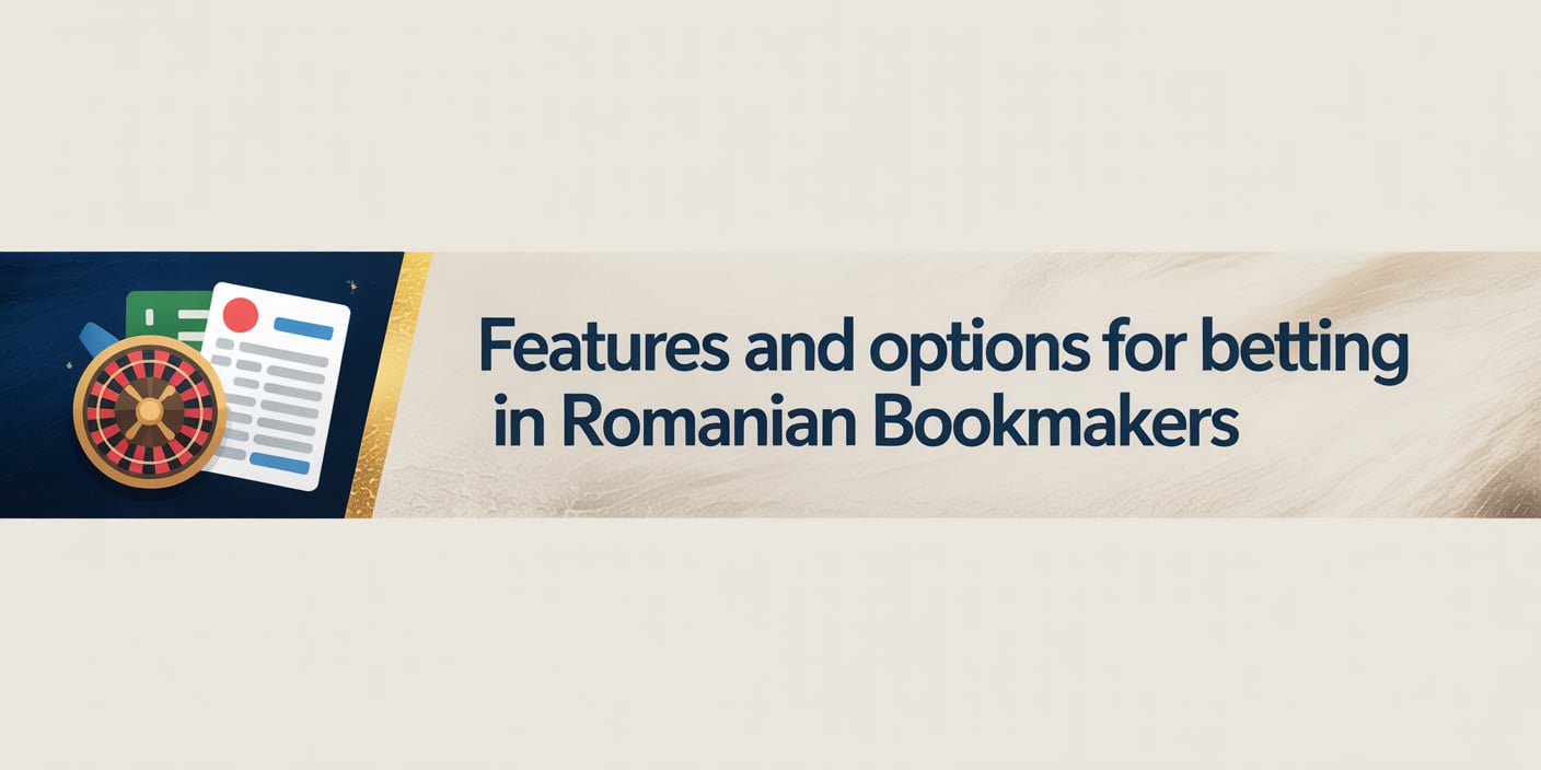 Features and Options for Betting in Romanian Bookmakers
