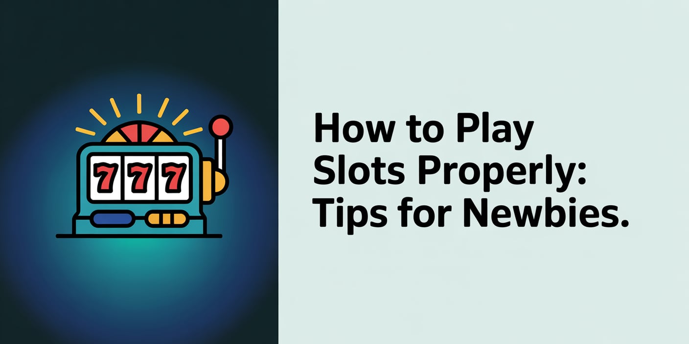 How to Play Slots Properly: Tips for Newbies